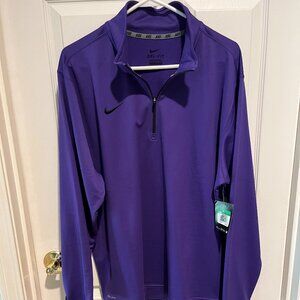 Nike 1/4 zip Pullover, Dark Purple, Size XL New with Tags